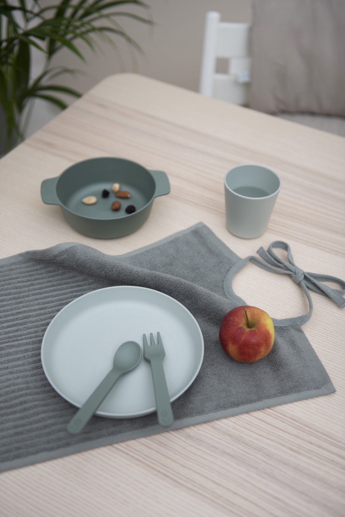 PLA assiette 2-pack - Olive